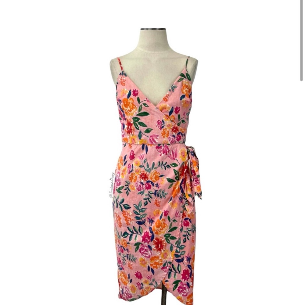 Lovers + Friends- Sunset Floral Orchid Dress Size Large